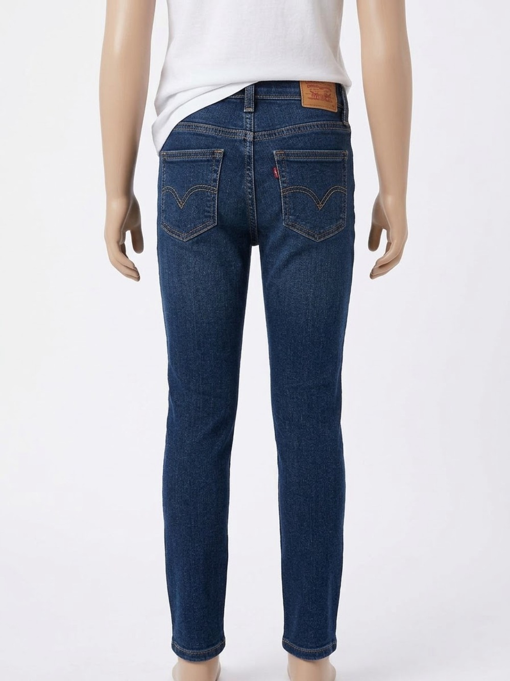 Kids slim Dark Blue Stretch Jeans